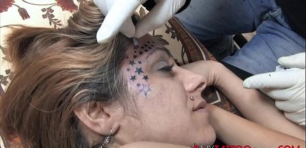  Amina Sky Gets A Fucking Extreme Face Tattoo